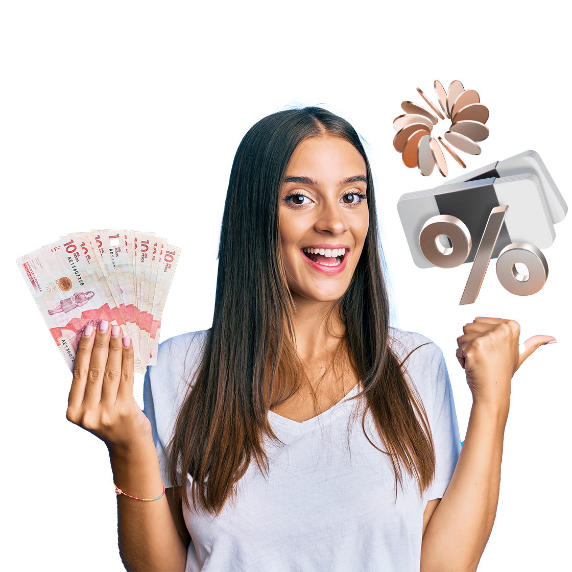 imagen mujer financia