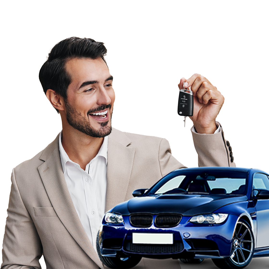 imagen hombre con carro