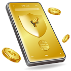 icono telefono gold