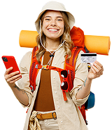 imagen mujer viajera