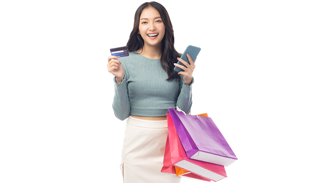 Mujer de compras