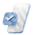 icono celular blue
