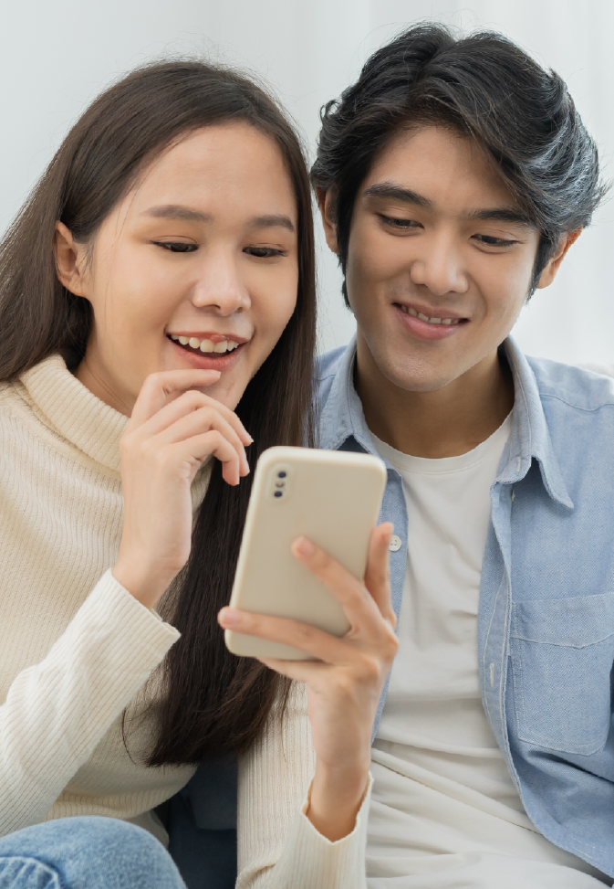 Pareja feliz