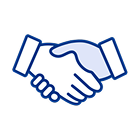 Dar la mano