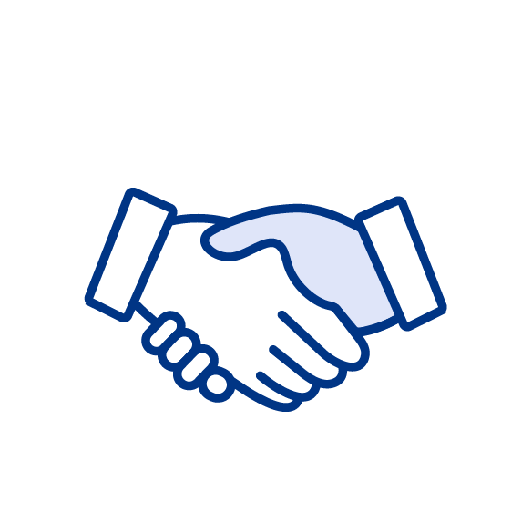 Dar la mano