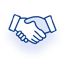 Icono dar la mano