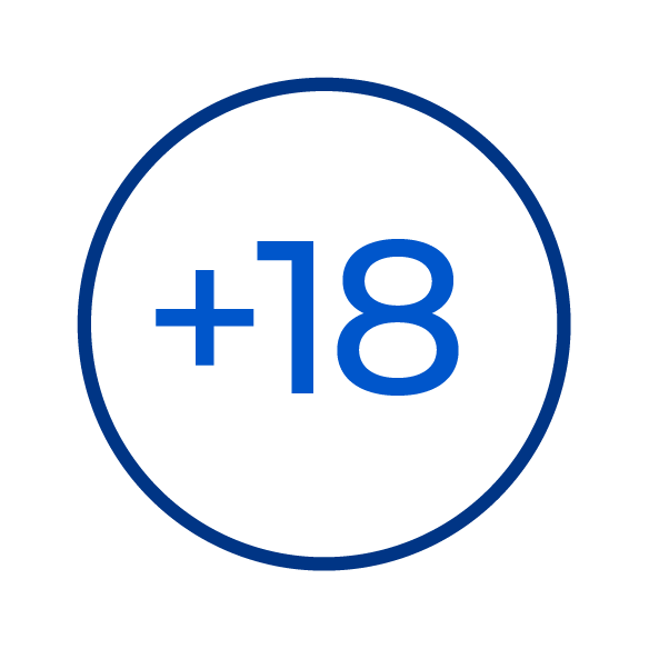 icono +18