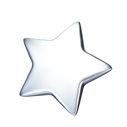 Estrella plateada