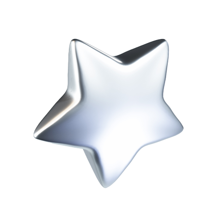 Estrella plateada