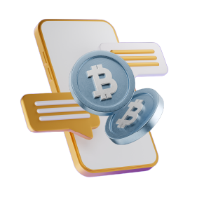 Telefono celular y bitcoin