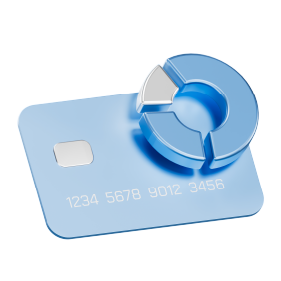 icono pago flexible blue