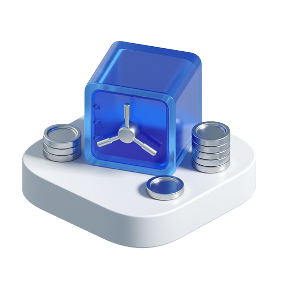 icono caja blue