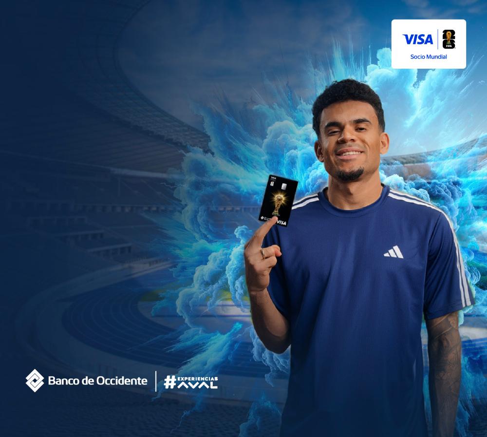 Solicita y usa tu tarjeta de crédito Visa Banco de Occidente y participa por un viaje para 2 personas a Múnich y una experiencia exclusiva junto a Lucho Díaz.